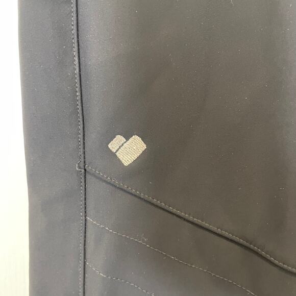 Obermeyer Clio Softshell Pants Snow Ski Black Snowboarding Flare Zippers 4 - Picture 4 of 12